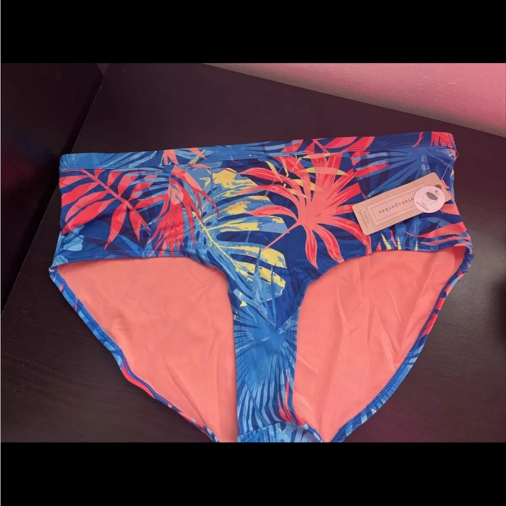 NWT Peyton & Parker High High Rise Swim Bottoms Size 0X full coverage bikini